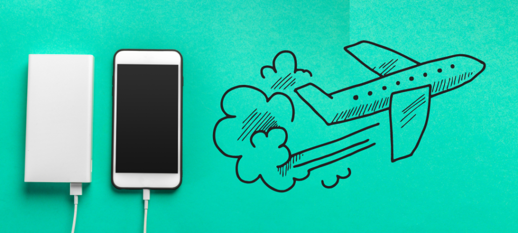 can you charge your phone on a plane